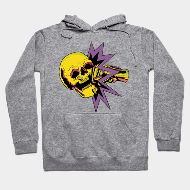 Skull vs super punch Hoodie by Art of Andy W